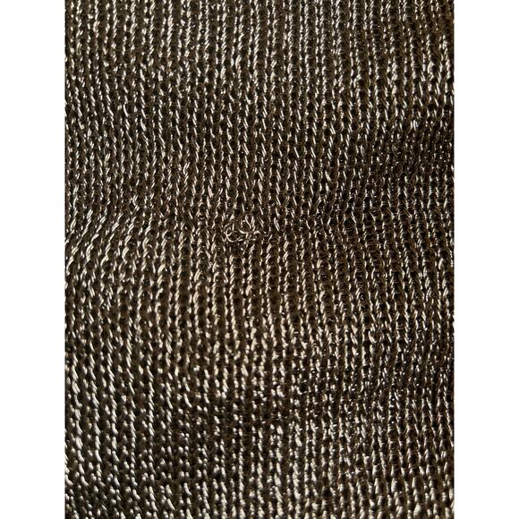 TUCKERNUCK Tuckernuck Bronze Metallic Knit Indie Dress NWT Size Large - Picture 11 of 12